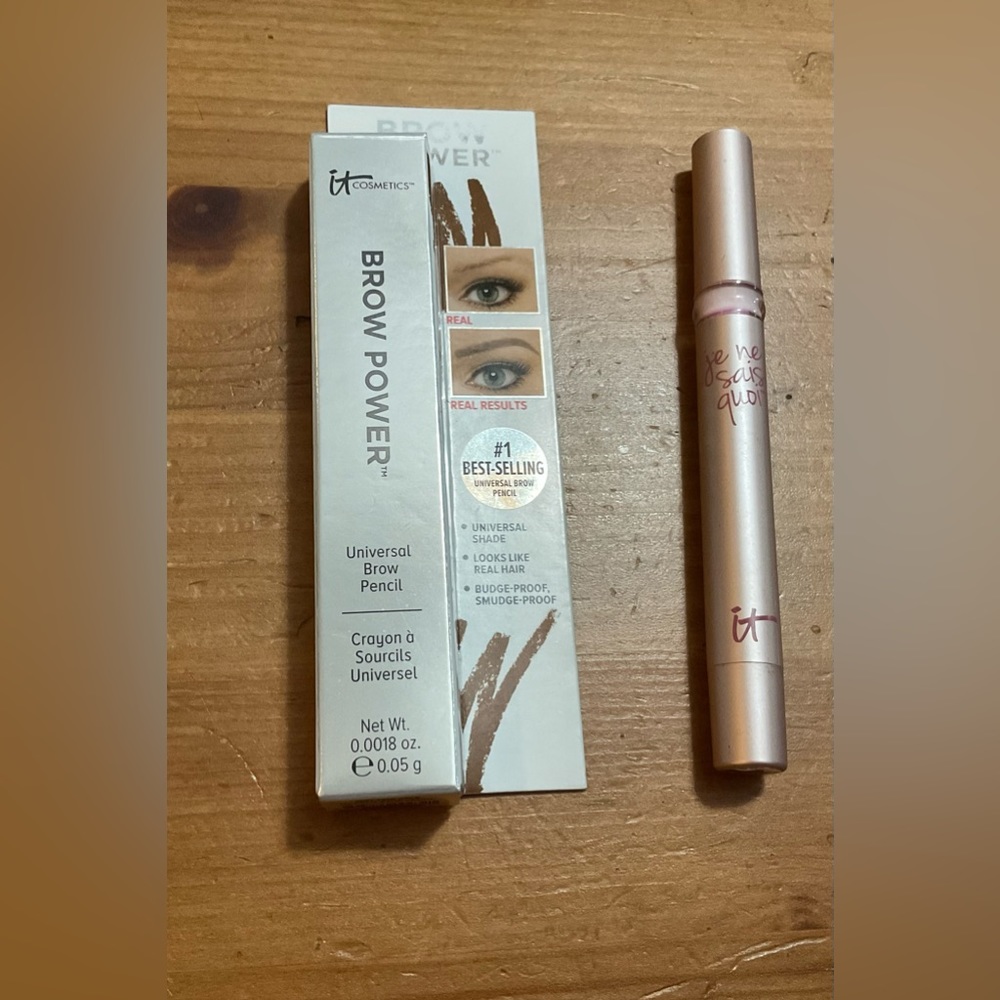 It cosmetic Brow power universal shade brow pencil n perfect pink lip serum, - Picture 1 of 4